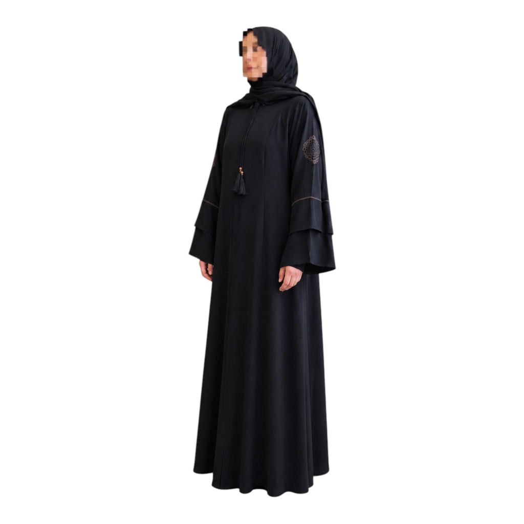 Embroidered Sleeve Abaya's