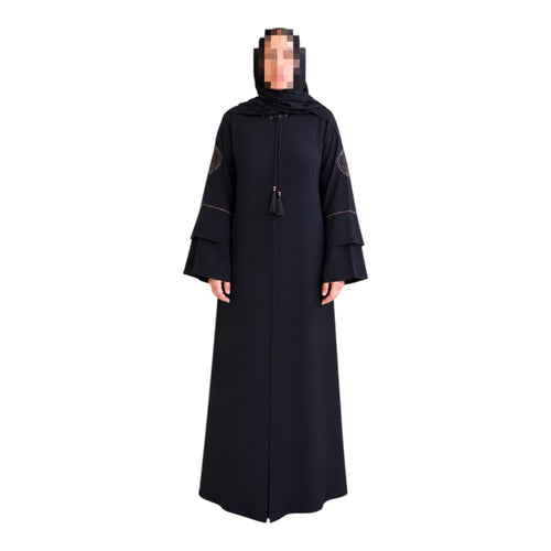 Embroidered Sleeve Abaya's