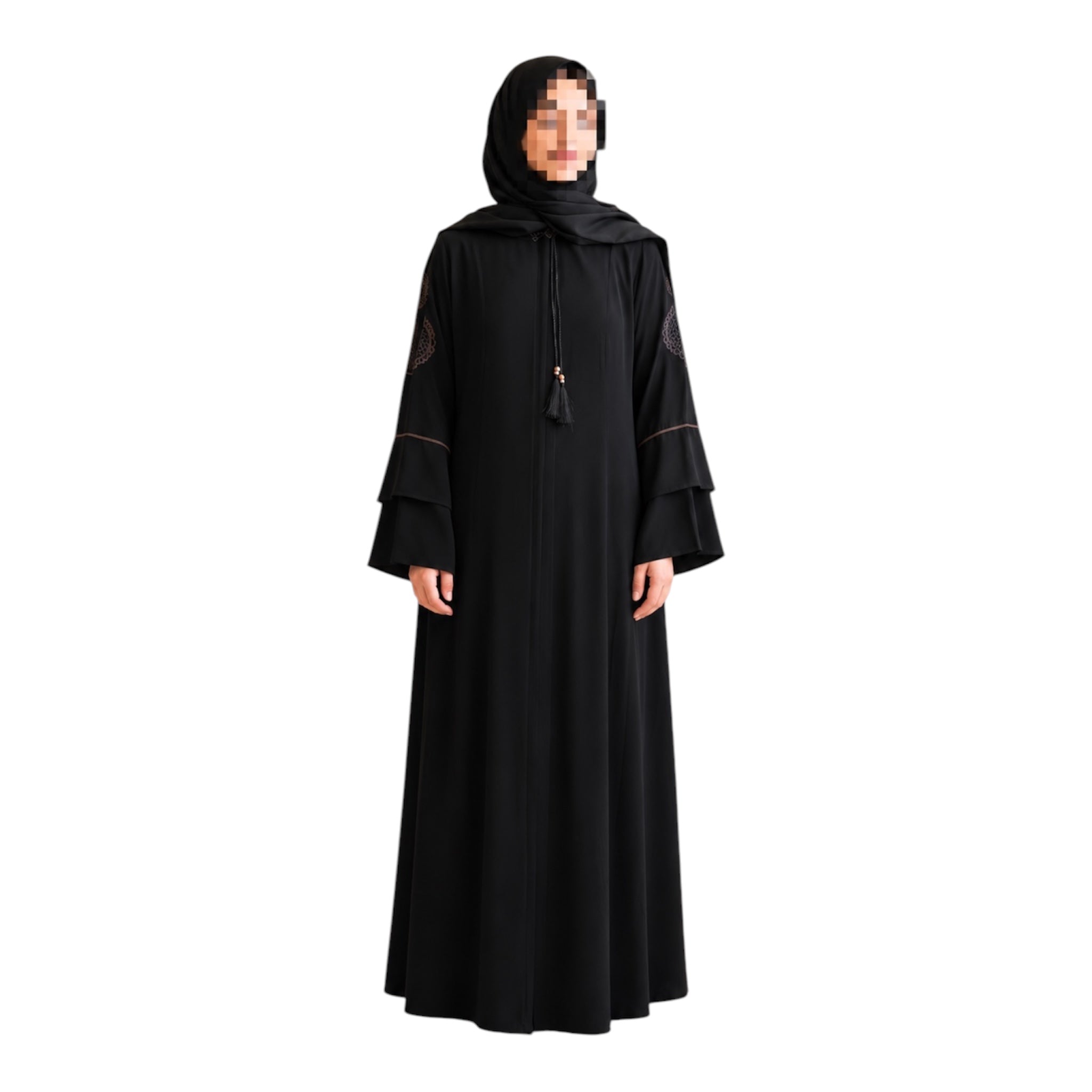 Embroidered Sleeve Abaya's