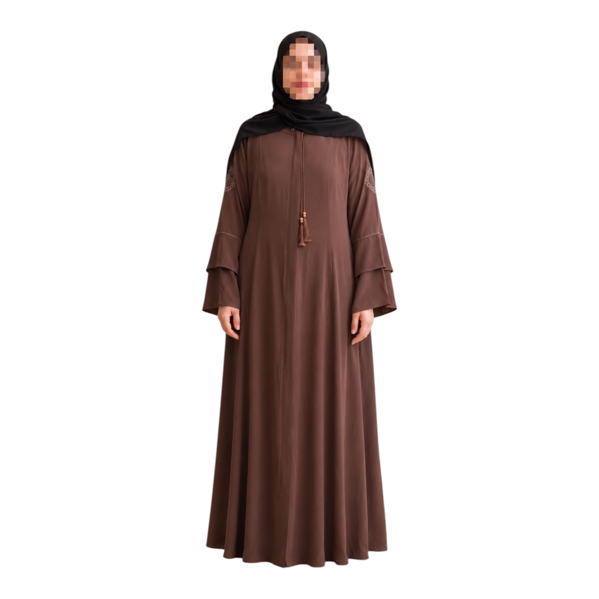Embroidered Sleeve Abaya's