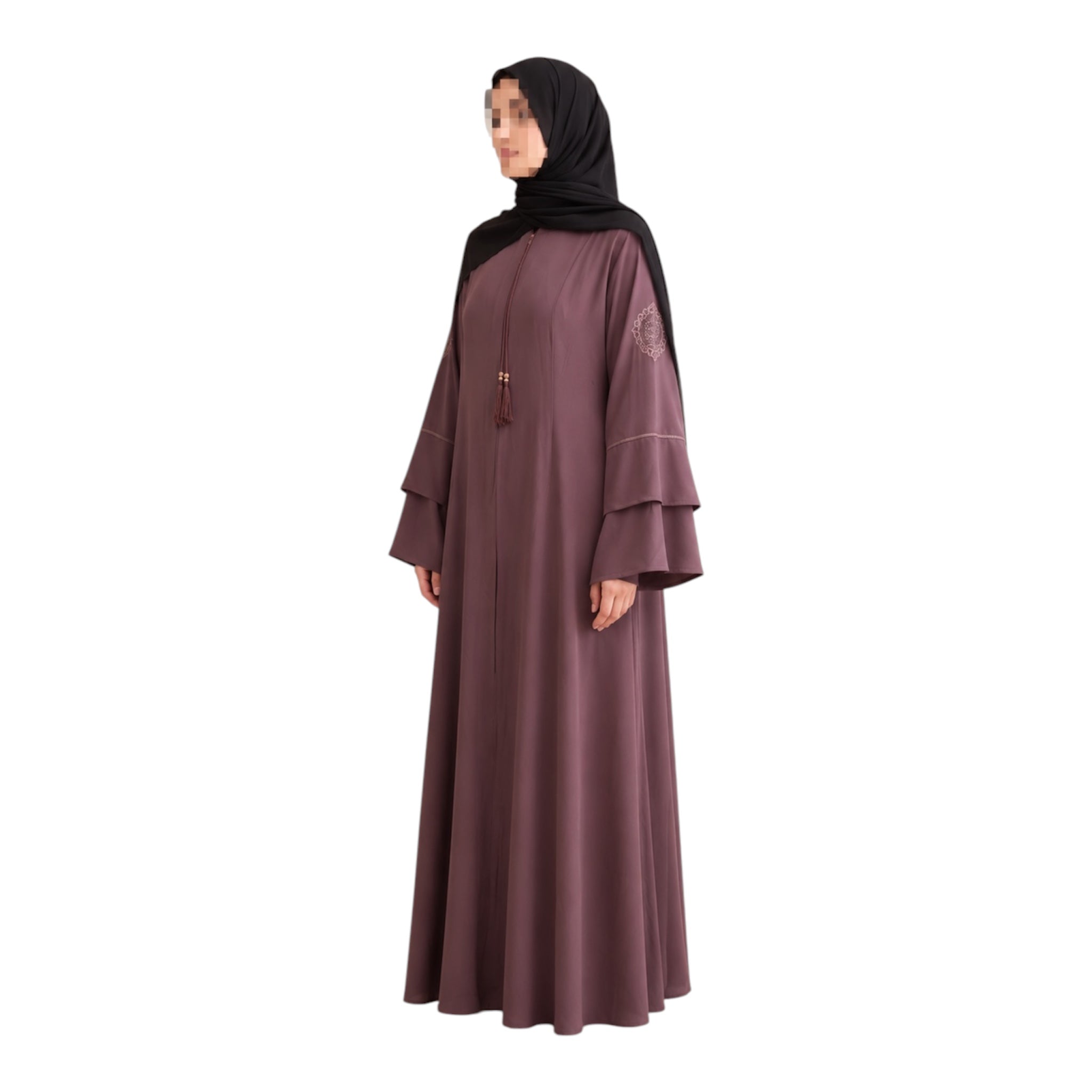 Embroidered Sleeve Abaya's